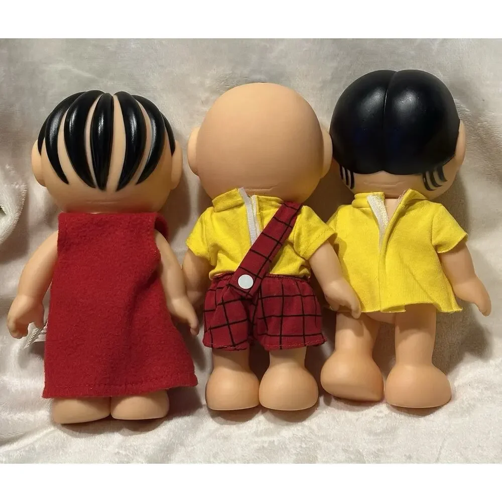 Brazilian Dolls Boneca Monica Classicos 3 Dolls RARE Turma da Boneca Cebolinha